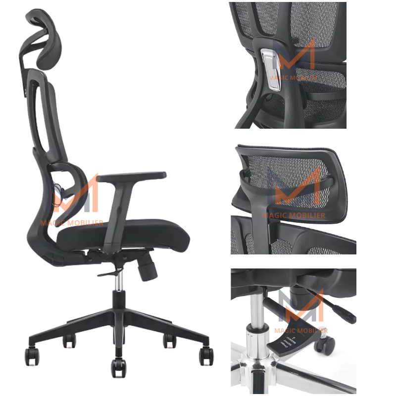 Fauteuil président ergonomique FANDI Réf A0476