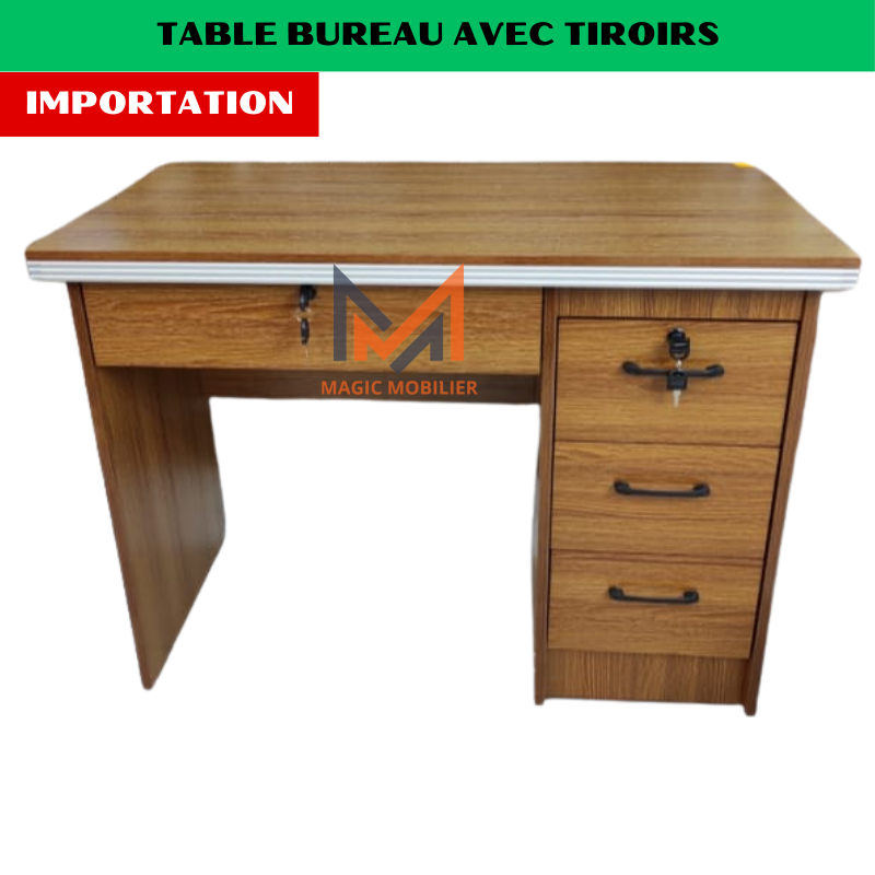Bureau individuel avec tiroirs fixes Réf. A0466