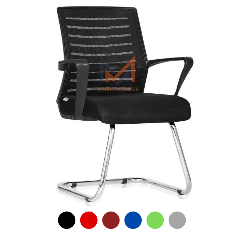 Chaise visiteur BOSTON en mesh Réf. A0499
