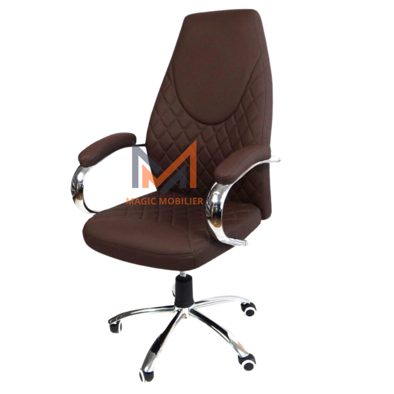 Fauteuil Président Ergonomique KAWAZAKI marron Réf. A0749