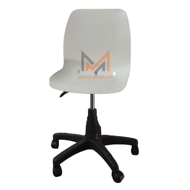 Chaise monocoque avec roulettes Réf.A0491