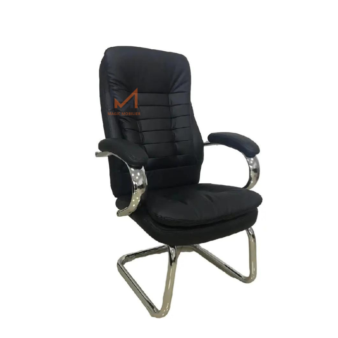 Fauteuil visiteur RIKASO NOIR A-2024-164