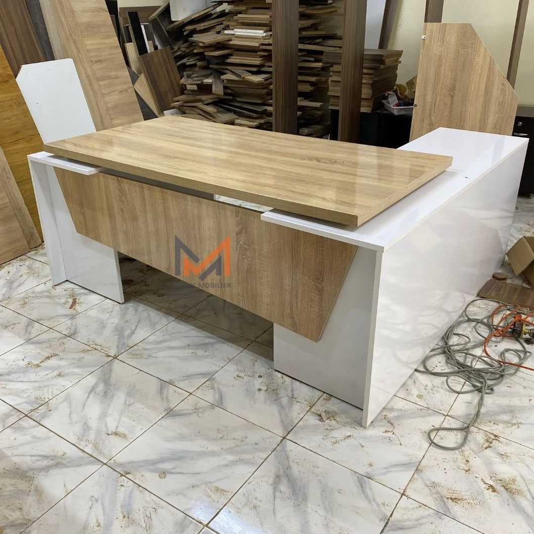 Bureau SAVAN avec retour et caisson mobile Réf A0395