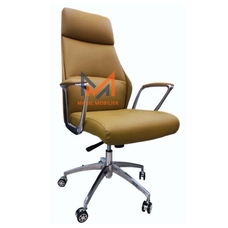 Fauteuil Président ergonomique SAGA CAMEL Réf. A0496