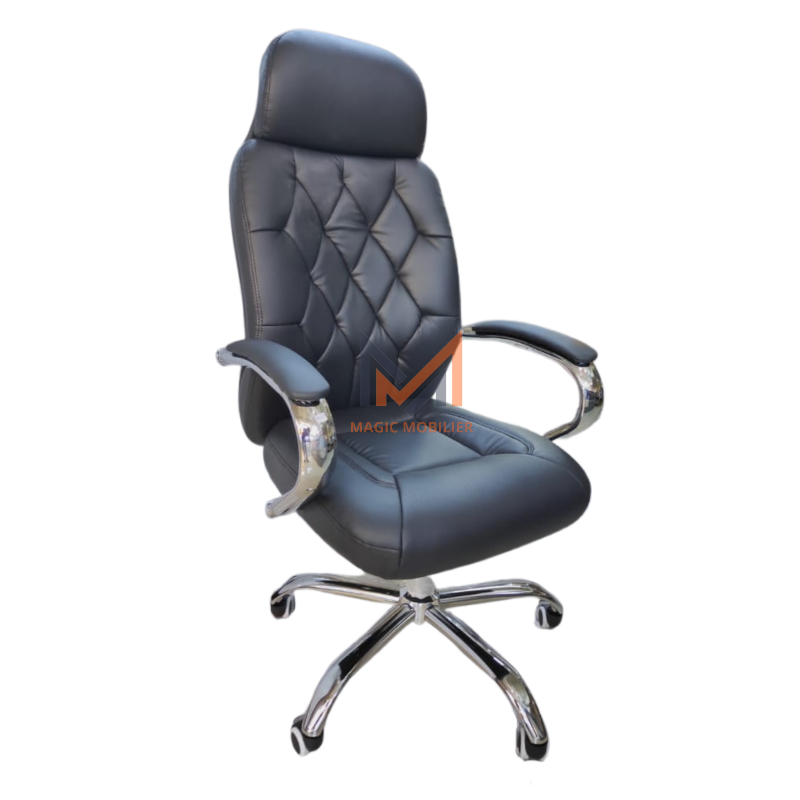 Fauteuil Président Ergonomique VIGO noir Réf. A0253