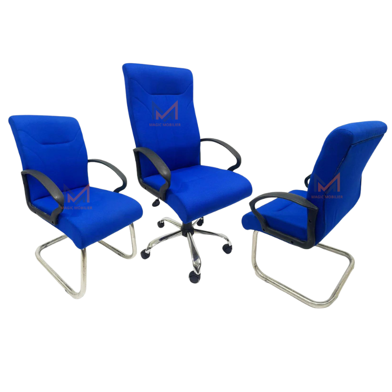 Ensemble Fauteuil bleu joker + Réf. A0017