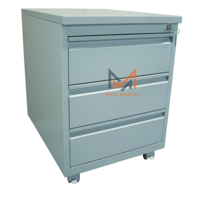 Caisson mobile métallique 3 tiroirs A-2024-587