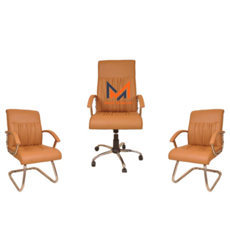 Fauteuil de direction MAGICO camel Réf A0085