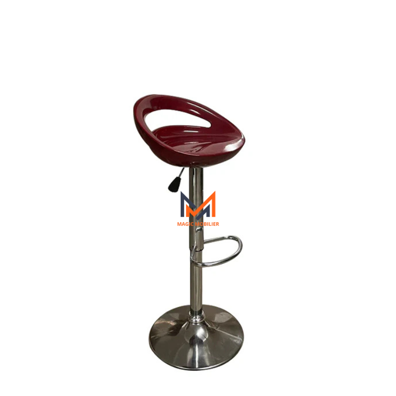 Tabouret grenat