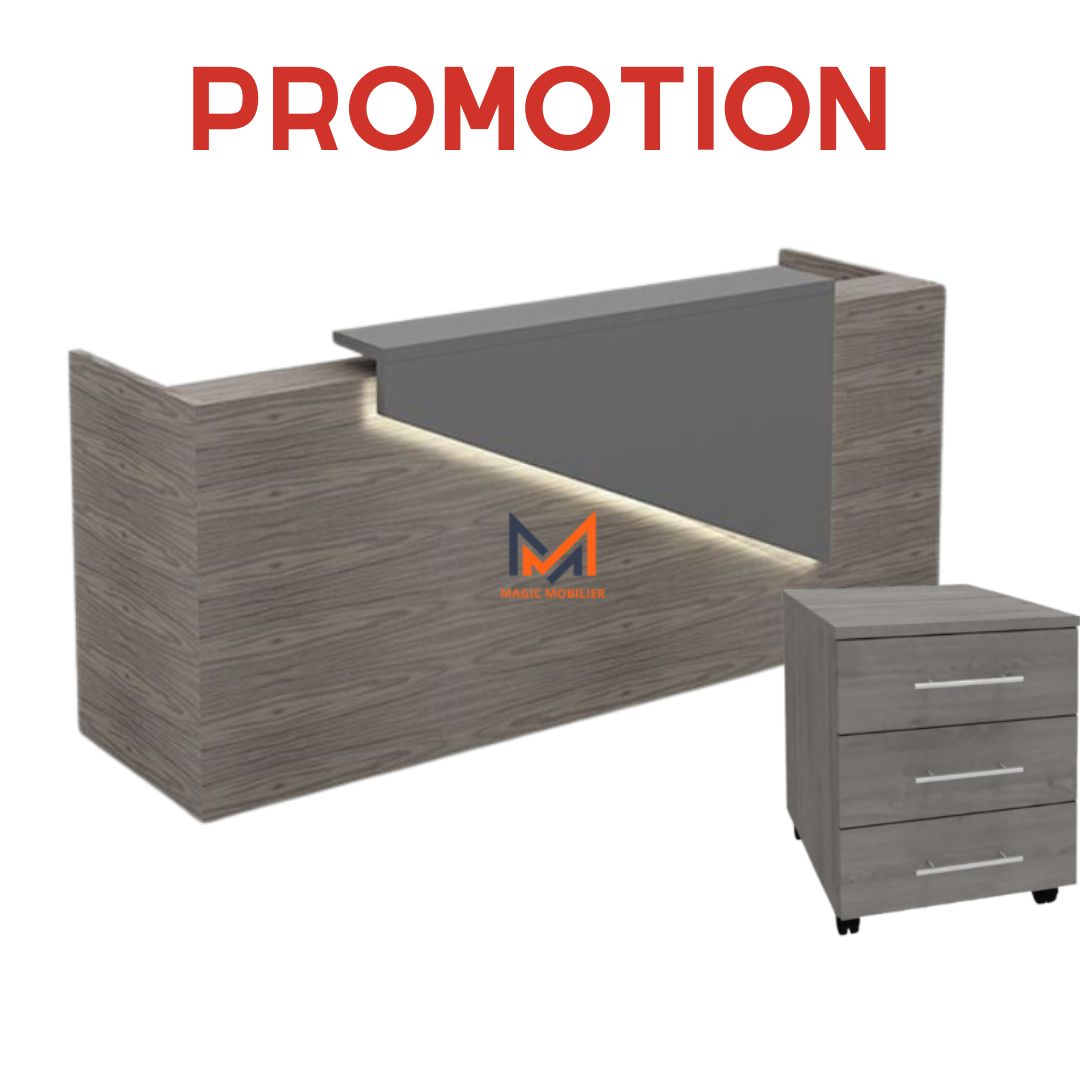 Comptoir d'accueil en MDF Réf. A0586