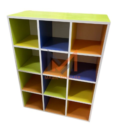 Rangement scolaire en Bois 12 cases A-2024-602