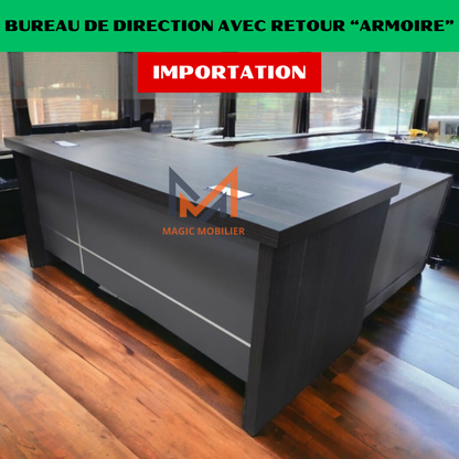 Bureau de direction avec retour mobile Réf. A0472