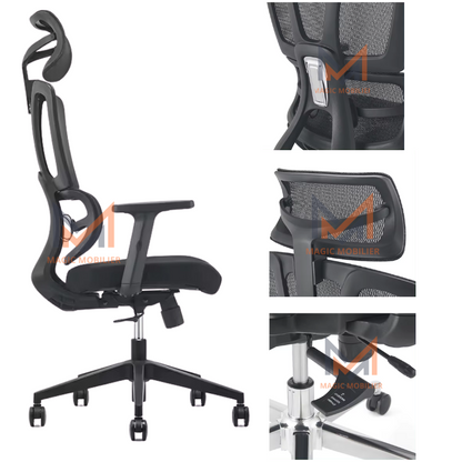 Fauteuil président ergonomique MAHON Réf A0476