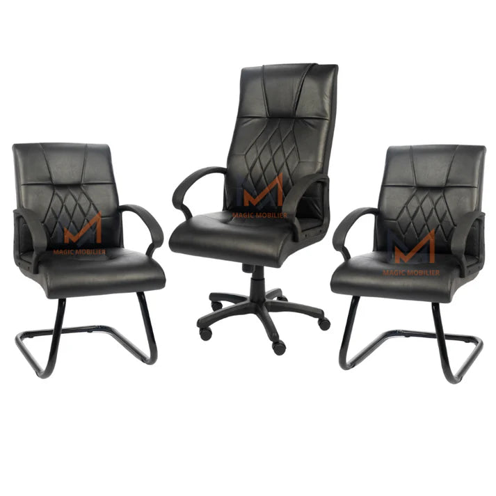 Ensemble Fauteuil JOKER en simili cuir A0070