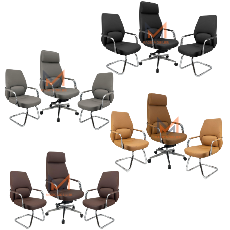 Ensemble Fauteuil Ergonomique Camel Noir Réf. A0286