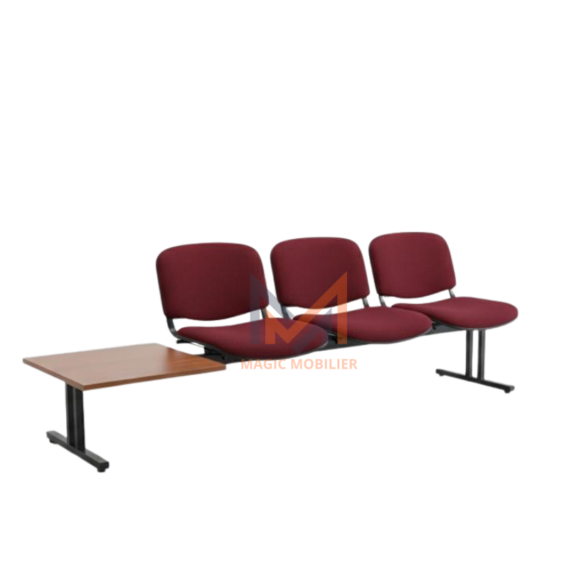 BANQUETTE 3 PLACES ISO AVEC TABLETTE A-2026-1831