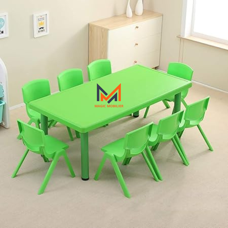 Table Scolaire en pvc pour la maternel Réf. A0460