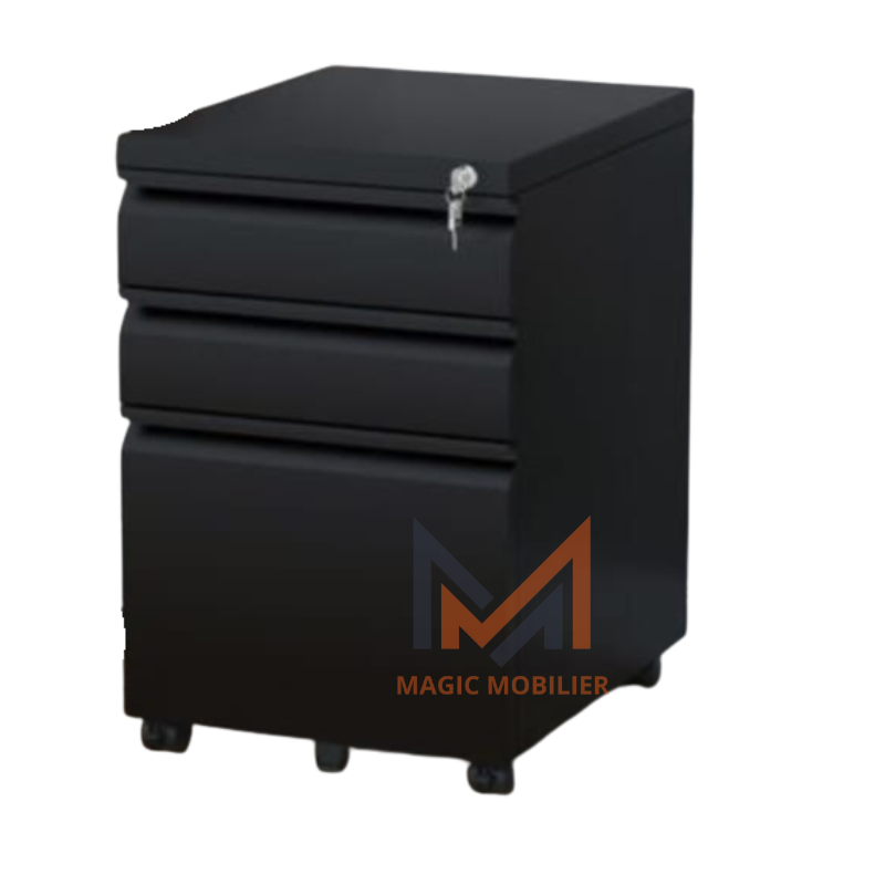 CAISSON DE BUREAU A ROULETTES AVEC 3 TIROIRS  A-2026-1843