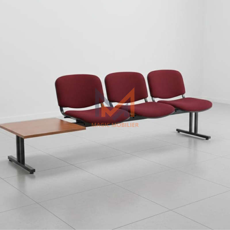 BANQUETTE 3 PLACES ISO AVEC TABLETTE A-2026-1831