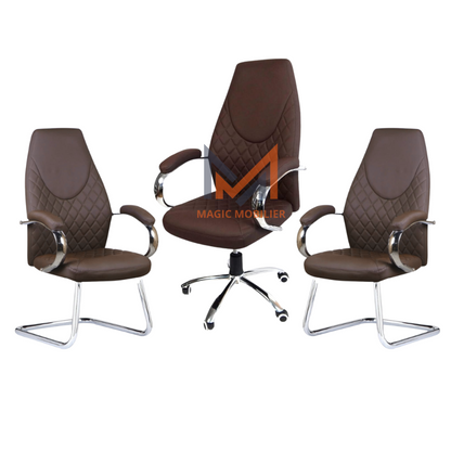 Ensemble Fauteuil KAWAZAKI Marron Réf A0748