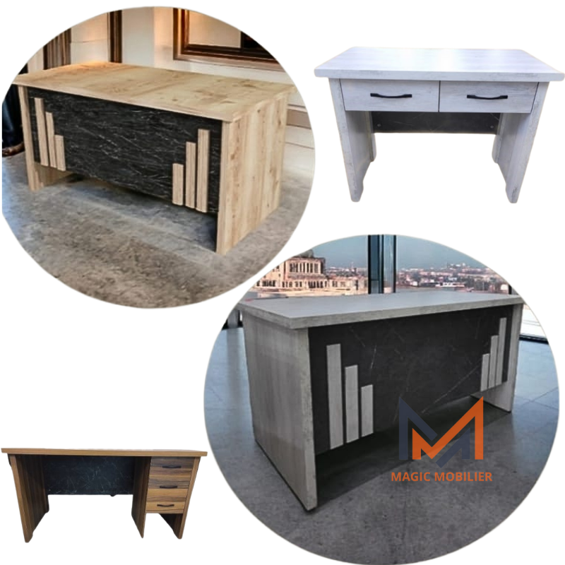 Bureau individuel avec tiroirs fixes Réf. A0400