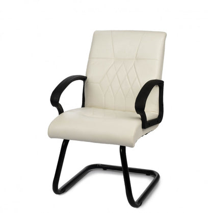 Fauteuil visiteur JOKER BLANC Réf A0157