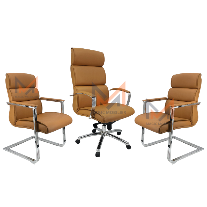 Ensemble Fauteuil Ergonomique TURRO Noir Réf. A0285