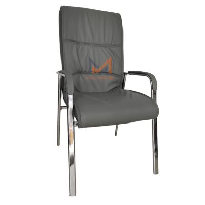 Fauteuil Visiteur Ergonomique gris ROSTOK Réf. A0437