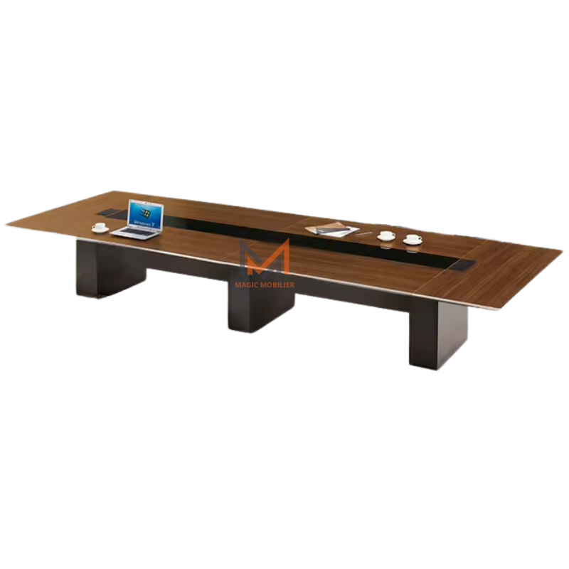 Table de réunion rectangulaire en Bois A0448