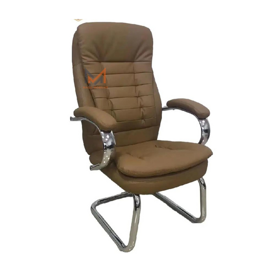 Fauteuil visiteur RIKASO  CAMEL A-2024-163