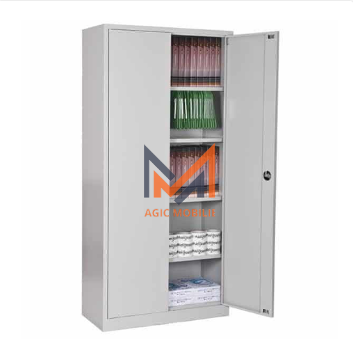 Armoire haute métallique avec 2 portes battante Réf. A0189
