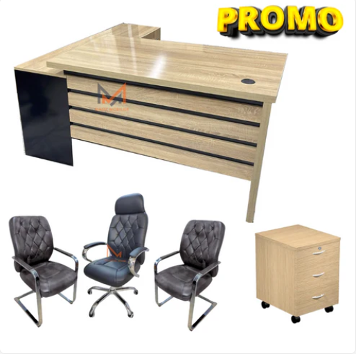 Ensemble bureau de direction SAKINOL avec Fauteuils Réf. A0410