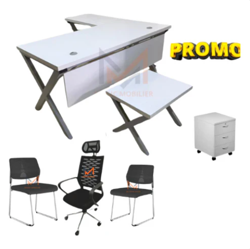 Ensemble bureau de direction SAKINOL avec Fauteuils Réf. A0404