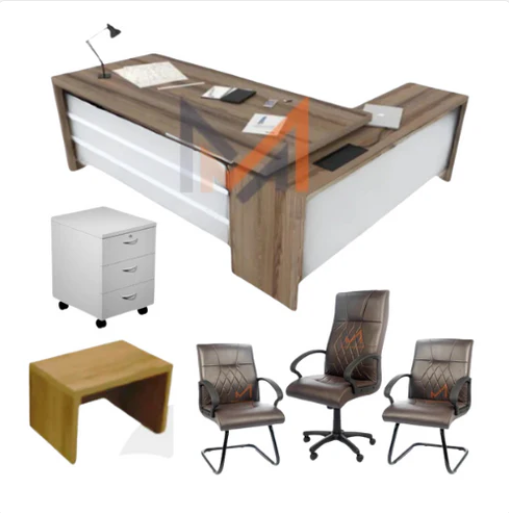 Ensemble bureau de direction SAKINOL avec Fauteuils Réf. A0403