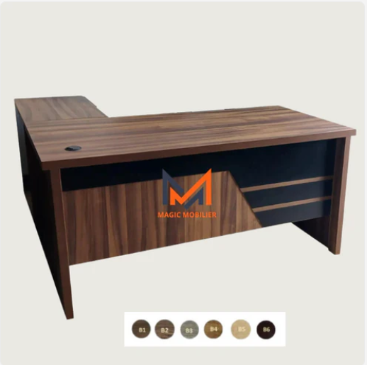 Bureau PASKO AVEC RETOUR ET CAISSON MOBILE Réf A0315