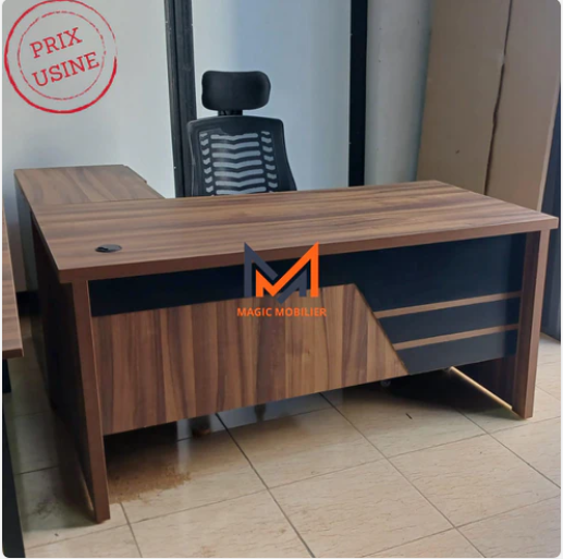 Bureau PASKO AVEC RETOUR ET CAISSON MOBILE Réf A0315