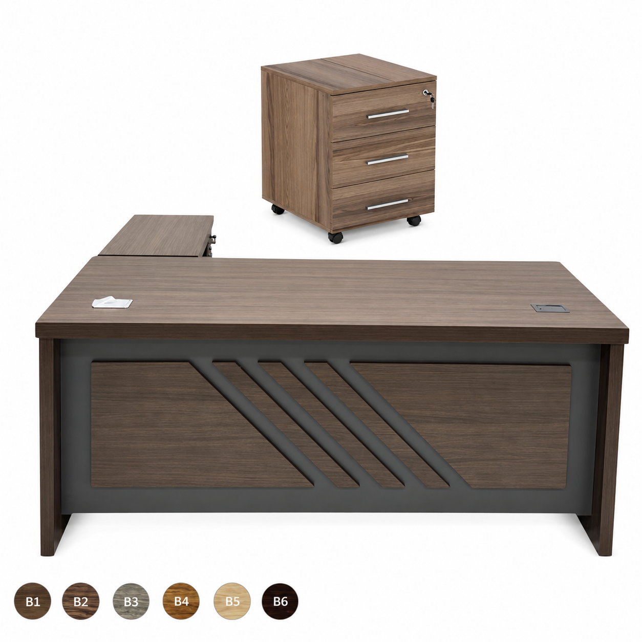 Bureau de direction BERKANE avec retour Réf. A0023