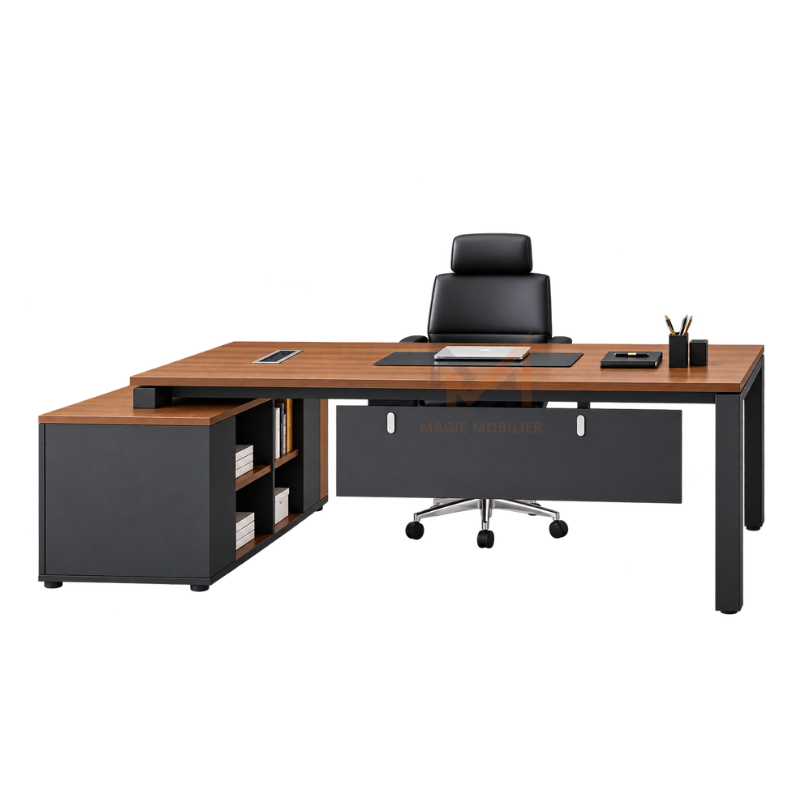 Bureau de direction moderne en bois Réf A-2026-2288