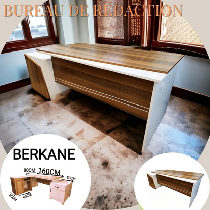 Bureau de direction BERKANE avec retour Réf. A0023