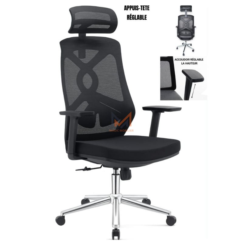 Fauteuil président ergonomique