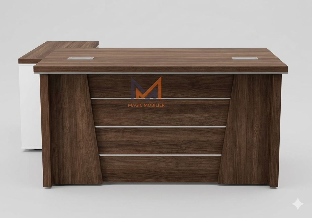 Bureau LAKO avec retour mobile et caisson Réf A0350
