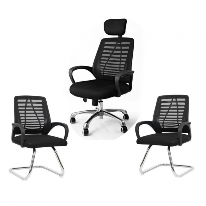 ENSEMBLE FAUTEUIL EN MESH Réf A0099