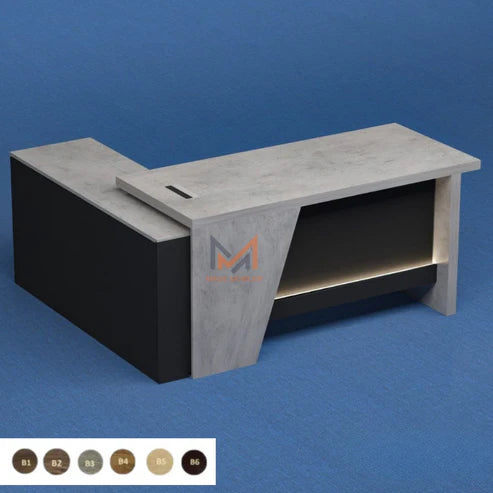 Bureau de direction avec retour Réf. A0655