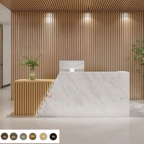 Comptoir d'accueil avec bardage Réf. A0545