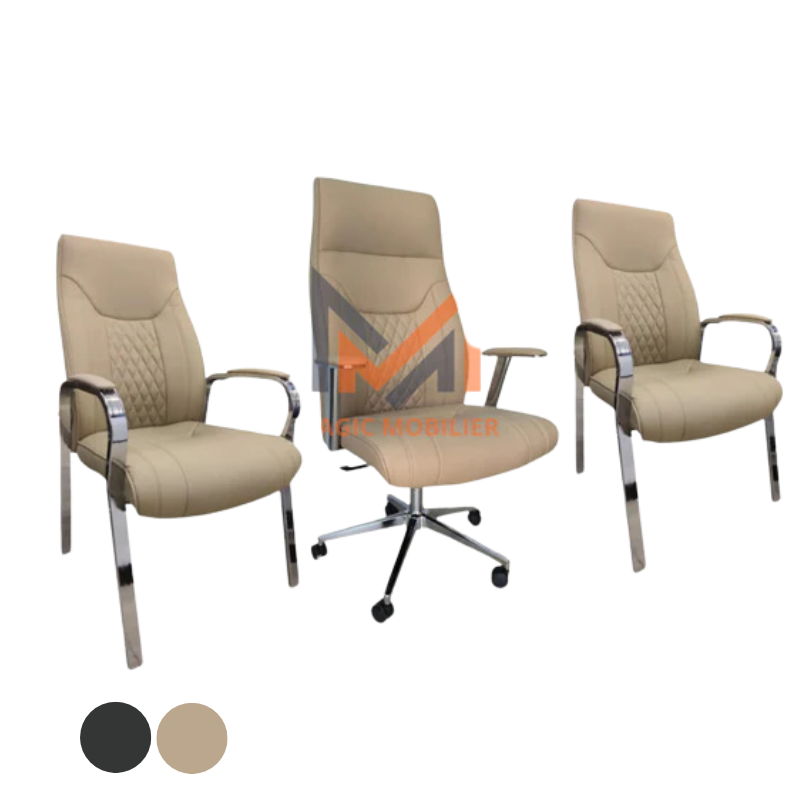 Ensemble Fauteuil Ergonomique ALFA beige Réf. A02821