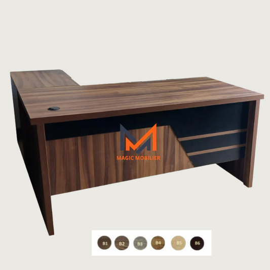 Bureau PASKO AVEC RETOUR ET CAISSON MOBILE Réf A0315