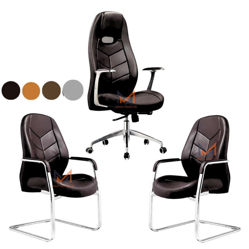 Ensemble Fauteuil JAGUAR Camel Réf A0326