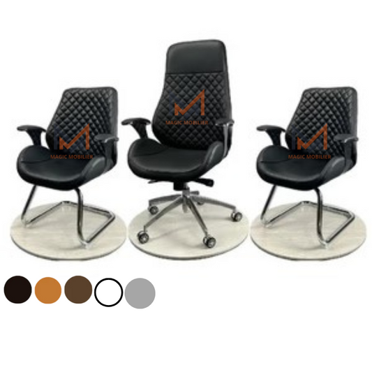 Ensemble Fauteuil AVANOS NOIR  Réf. A0367