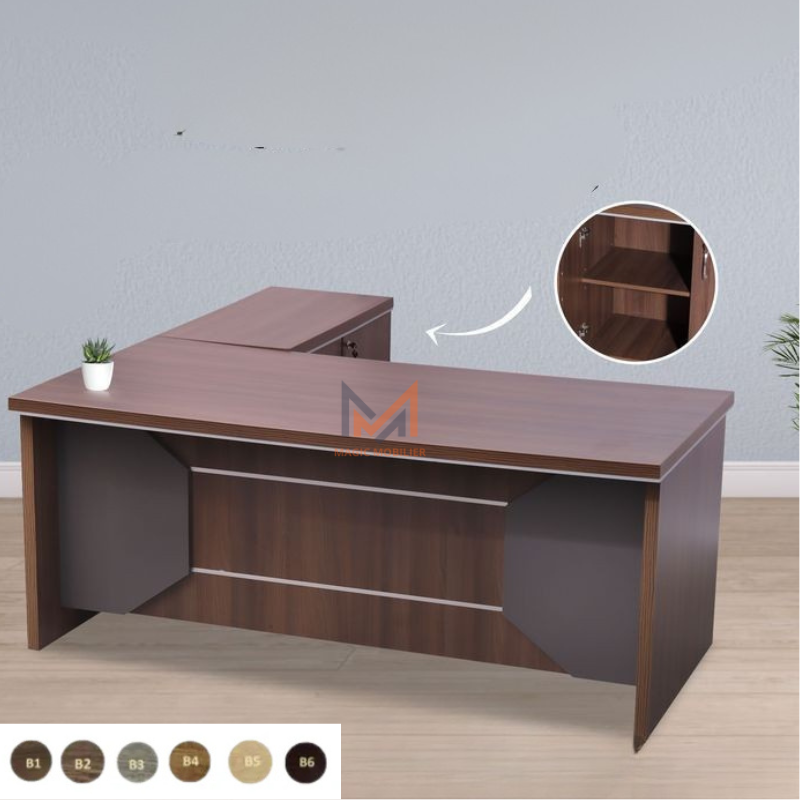 Bureau BANAO avec retour Réf A0054