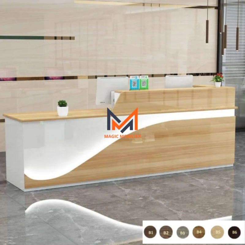 Comptoir d'accueil avec retour Réf. A0638